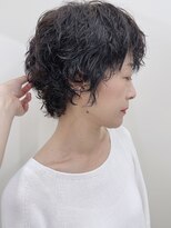 モリオフロムロンドン 原宿本店(morio from London)&nbsp;【morio原宿】マッシュショートパーマ　強めパーマ　前髪あり