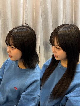 リエコー(RE'ECHO) ボブからロングヘアに