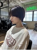 韓国風ヘア　くびれショート　池袋