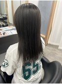 透明感　暗めカラー　艶髪　ケアトリートメント