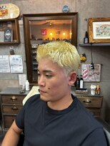 アールズ ヘア(R's hair)&nbsp;MEN’S HAIR/サーフカール/刈り上げセンターパート/印西