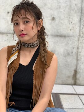 オースティン 錦糸町(AUSTIN) AUSTIN イルミナカラーが際立つ編み込み着付けヘアセット