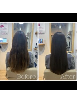ルスリー 岐阜店(Lsurii) 髪質改善純度100%トリートメント+カット+カラー