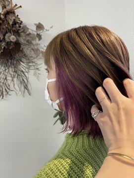 リリヘアー(LiLi.hair) インナーカラー