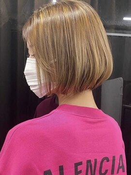 フォンズ(FONS) まとまる丸みボブ　ミニボブ　内巻きボブ　韓国ボブタンバルモリ