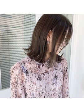 ミント(mint) オリーブベージュ/オリーブ/ベージュ/くすみカラー/ボブ