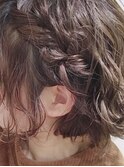 【 tomona 】編み込みアレンジ