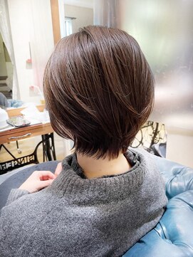 ヘアサロン アティリー(Hair Salon Attirer) 西梅田/ボブ/グレーベージュ/白髪ぼかし【Attirer飯田裕之】