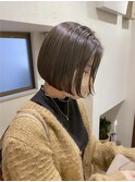ベージュカラー×ミニボブ　恵比寿sac. みつよ