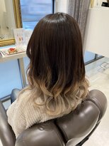 ヘアーアンドネイルサロン キララ(hair&nail salon KIRARA)&nbsp;ベージュ系Wカラー