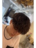 【Nishida】ツイストスパイラルパーマ×マッシュ