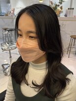 リー 四ツ橋(Lee)&nbsp;【kanna】コテ巻き風パーマ