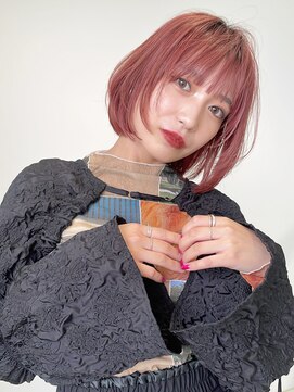 アルバム 渋谷パルコ(ALBUM) レイヤーボブ_グレーベージュレイヤーロング前髪パーマ_29370