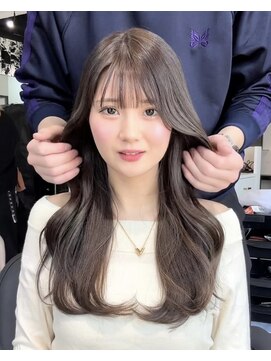 ワン バイ ジエクト(One by The Ect) 【レイヤーロング】シルキーベージュミルクティーアッシュカラー