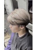 "エンドカラー" ホワイト×ブラック"