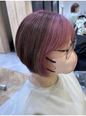 【白髪活かしデザインカラー】フェイスフレーミング