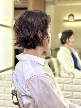 トランクサロンカッパード 大人ぱっつんボブ＋オーガニックカラー＋生コラーゲンTR