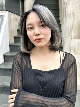 ラグーン 原宿 表参道(LAGOON) 【韓国】韓国ボブ×美髪デザインカラーグレージュブラック