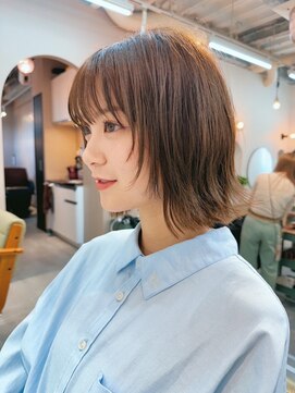 ロウバイレボ 柏(lou by revo) ミディアム/韓国風/レイヤーカット/顔回りカット/柏駅