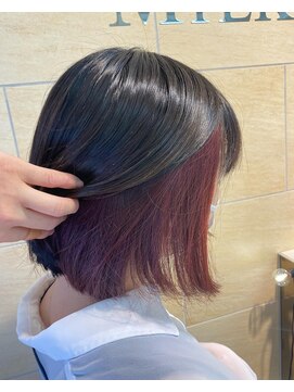 ミルキィウェイ 横浜店(MILKY WAY) インナーカラーボブ