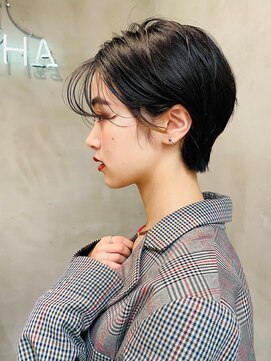 スティーロ 渋谷(Steelo) Steelo 小顔ショート×シアーグレージュ