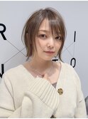 キッズカット/縮毛矯正/学割U24/ブルーカラー/くすみベージュ