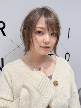 ハルキミナト ジャパン ヨコハマ(HARUKI MINATO japan YOKOHAMA) キッズカット/縮毛矯正/学割U24/ブルーカラー/くすみベージュ