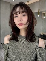 ロンドネートゥル 新潟(Lond naitre)&nbsp;ベース/チェリーブラウン/デジタルパーマ　（新潟/万代）