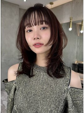 ロンドネートゥル 新潟(Lond naitre) ベース/チェリーブラウン/デジタルパーマ　（新潟/万代）