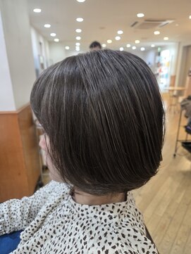 松本平太郎美容室 立川店 【立川 　ハイライト　ショートボブ　30代40代50代60代◎】