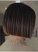 ミルクティーベージュ透明感夏カラーグレージュ極細ハイライト