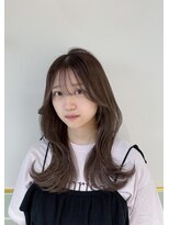 ネウィ/ジャム 三宮(newi/JAM)&nbsp;透け感ブラウン×くびれヘア