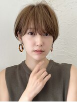 アンド ストーリーズ(&STORIES)&nbsp;ショートボブ髪型30代40代50代前髪あり前髪なし面長丸顔【荒牧】