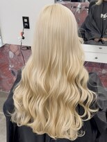 ペレ 栄店(PELE)&nbsp;くびれヘア/アプリコットオレンジ/夏のヘアアレンジ/栄