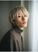 フェザーショート/刈り上げショート/ニュアンスデザイン/メンズ