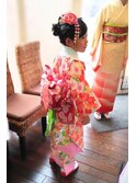 七五三 桜華やかスタイル