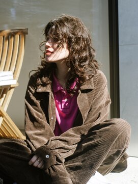 ドゥーア 代官山(Door) #ミディアムパーマ#ミディアムヘア#ウェーブヘア#ふわふわパーマ