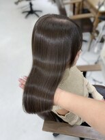 ハピネス 梅田茶屋町店(HAPPINESS)&nbsp;韓国風/レイヤーカット/顔周り/顔まわり/髪質改善/ベージュ