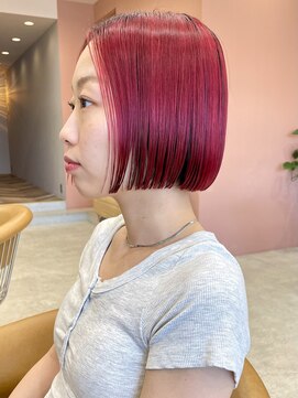 イギー(igggy) ミニボブ☆レッド☆インナーブラック