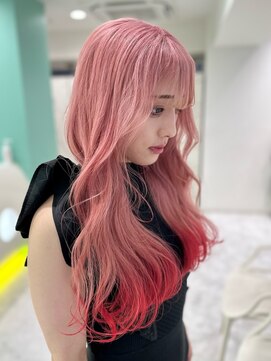 エゴ 池袋(EGO) ホワイトピンク/裾カラー/デザインカラー