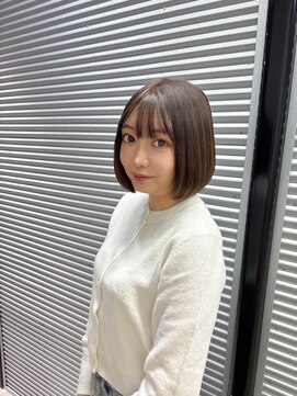 エント(ent) オリーブベージュxボブ