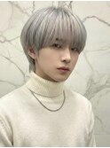 ホワイトマッシュ/メンズハイトーン/ブリーチ