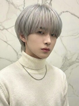 ロウル 渋谷(LOWRL) ホワイトマッシュ/メンズハイトーン/ブリーチ