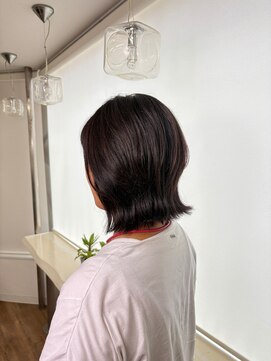 ヘアメイク フィリックス 板宿店(HAIR MAKE FELIX) レイヤーカット/ミディアム/外ハネ/ナチュラル/顔周りカット