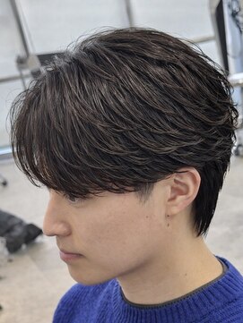 オーバル ジングウマエ(OVARL jingumae) ナチュラルフェザーパーマセンターパート