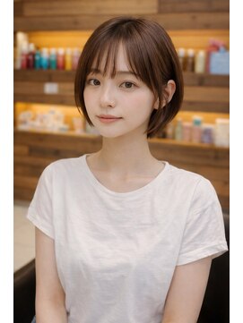 ロハスバイケンジ(LOHAS by KENJE) 小田急相模原で乾かすだけでまとまるショートボブ