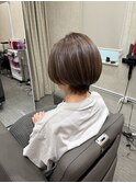自然な丸みの髪質改善ショート