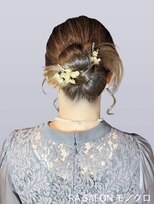 アールエーサロンモノクロ 秋葉原(RA SALON モノクロ) 【お呼ばれヘアメ】リボンカチモリ