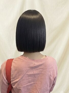 ココカラヘアー ニコ(cococara hair nico) 切りっぱなしボブ/髪質改善ストレート/艶カラー