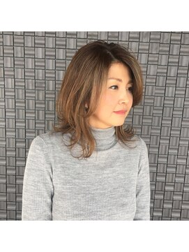 ルシード スタイル レクラ 栄生店(L'UCIDO STYLE L'eclat) 大人立体感ハイライト